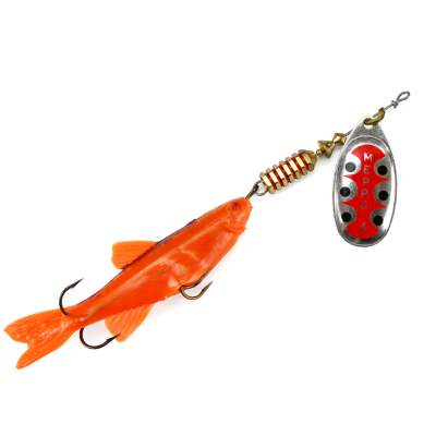 Mepps Aglia Spinner TW Rot mit Fisch #2 6,5g, 1 Stück