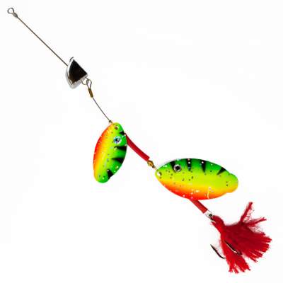 SPRO Power Catcher Tandem Spinner 16cm 23g Fire Tiger, 16cm - Fire Tiger - 23g - Gr.1/0 - 1Stück