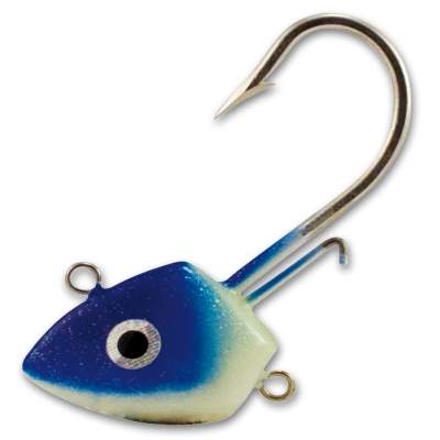 Seawaver Lures Buttje Giant Stand Up Jighead blau/ fluo 200g, - blau/fluo - 200g - 1Stück