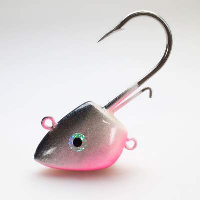 Seawaver Lures Buttje Giant Stand Up Jighead Black Magic Pink 380g Black Magic Pink - 380g - 1Stück