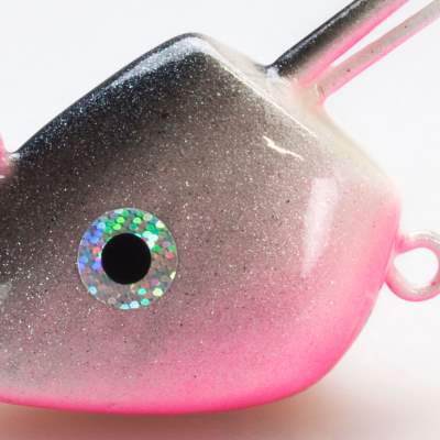 Seawaver Lures Buttje Giant Stand Up Jighead Black Magic Pink 200g, Black Magic Pink - 200g - 1Stück