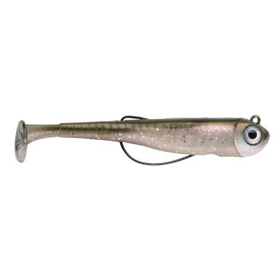 SPRO Gutsbait UV - Gummifisch 9,5cm - 17g - Olive & Pearl - 1 Stück