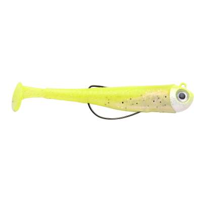 SPRO Gutsbait UV Gummifisch 9,5cm - 17g - Lemon & Pearl - 1 Stück