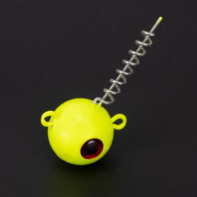 Senshu Pelagic Screw-In Head UV Schraub-Jig 80g - Yellow-Glow - 1Stück