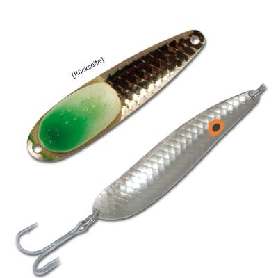 Seawaver Lures Rattlin Spoon Pirk 80 GF, - grün/fluo - 80g - 1Stück