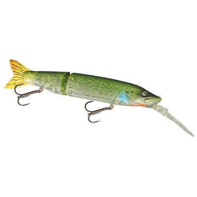 SPRO Kaminari Pike Short Lip 145 Wobbler Green Ghost Pike 14,5cm - Green Ghost Pike Orange Belly - 36g - Gr.2 - 1Stück