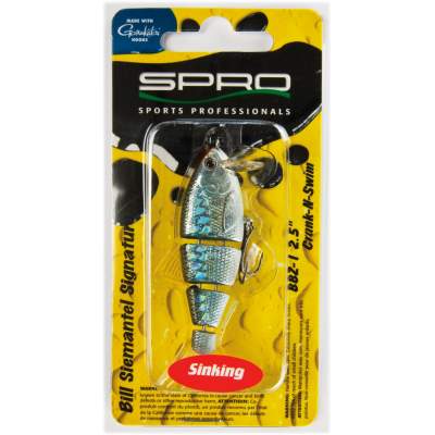 SPRO Swimbait BBZ-1 2,5 Crank-N-Swim Blue Back Herring 6,35cm - Blue Back Herring - 6,5g - 1Stück