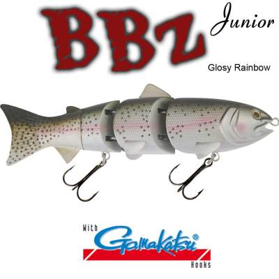 SPRO BBZ-1 6 Swimbait fast sinking GR 18cm - glossy rainbow - 65g - 1Stück