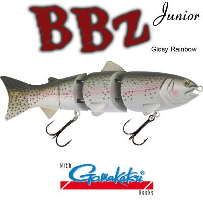 SPRO BBZ-1 6 Swimbait slow sinking GR 18cm - glossy rainbow - 59g - 1Stück