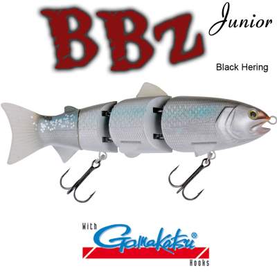 SPRO BBZ-1 6 Swimbait slow sinking Blue Back Hering 18cm - black hering - 59g - 1Stück