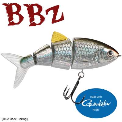 SPRO BBZ-1 4'' Shad Swimbait floating Blue Back Hering, - 12cm - blue back hering - 21g - 1Stück