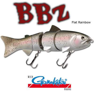 SPRO BBZ-1 8 Swimbait slow sinking FR 24cm - flat rainbow - 133g - 1Stück
