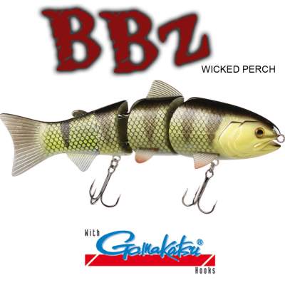 SPRO BBZ-1 8 Swimbait floating Wicked Perch, - 24cm - wicked perch - 126g - 1Stück