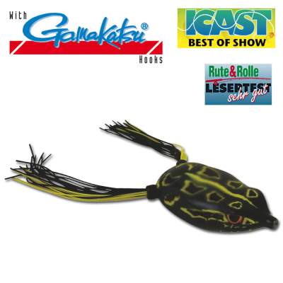 SPRO Dean Rojas Bronzeye Frog 65 RW/SCH 6,5cm - regenwald schwarz - 17,5g - 1Stück