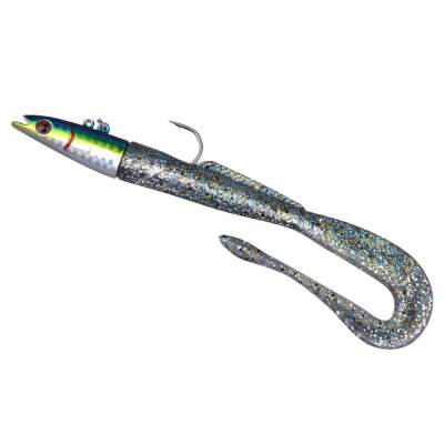 SPRO Salty Beast Hyper Eel Sandaal Jig 17cm 50g Sardine, - 17cm - Lime Chartreuse - Gr.4/0 - 3Stück