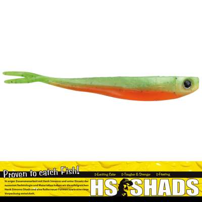 SPRO HS 610 FinShad 115 GT, - 11,5cm - Green Tomato - 4Stück