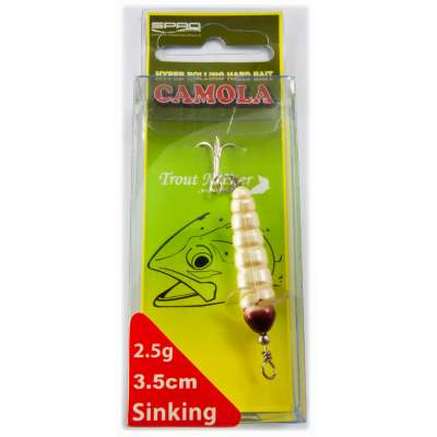 Spro Trout Master Camola Bienenmadenimitation Natural, 3,5cm - Natural - 2,5g