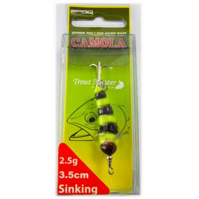 Spro Trout Master Camola Bienenmadenimitation Yellow/ Black, 3,5cm - Yellow/Black - 2,5g