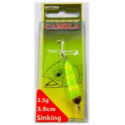 Spro Trout Master Camola, 3,5cm - Yellow/Green - 2,5g
