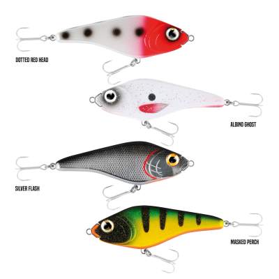 SPRO Rapper 128SS Dotted Red Head Jerkbait 49,6g - 1Stück