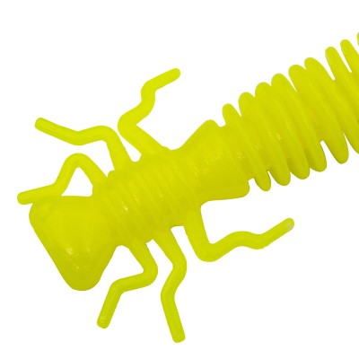 Senshu Nymph Crawler Insektenköder 5cm - Yellow Fluo - 0.89g - 8 Stück