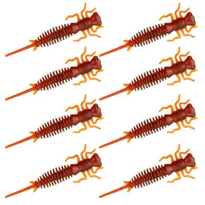 Senshu Nymph Crawler Insektenköder 5cm - Motoroil Red FLK - 0.89g - 8 Stück