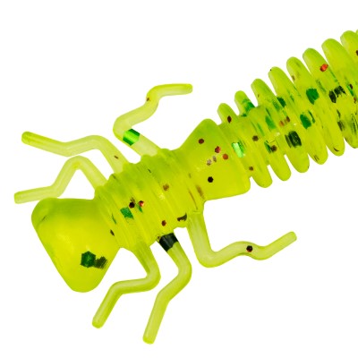 Senshu Nymph Crawler Insektenköder 5cm - Chartreuse - 0.89g - 8 Stück