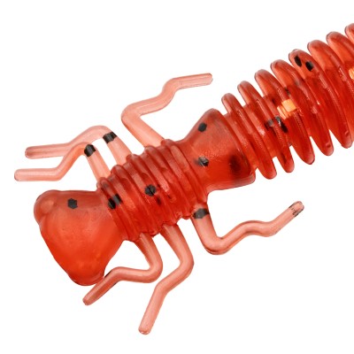 Senshu Nymph Crawler Insektenköder 5cm - Cherry - 0.89g - 8 Stück