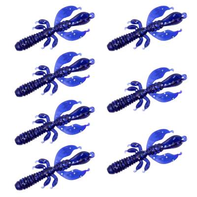 Senshu Flapping Craw Creature Bait 6.5cm - Blue Moon - 2.75g - 7 Stück