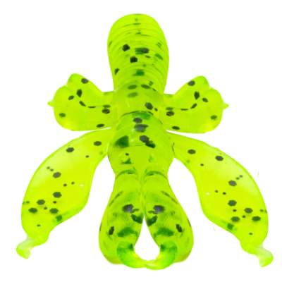 Senshu Flapping Craw Creature Bait 6.5cm - Chartreuse - 2.75g - 7 Stück