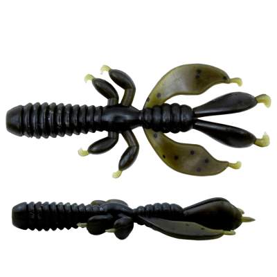 Senshu Flapping Craw Creature Bait 6.5cm - Black - 2.75g - 7 Stück