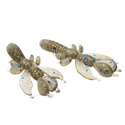 Senshu Flapping Craw Creature Bait 6.5cm - Silver Bug - 2.75g - 7 Stück