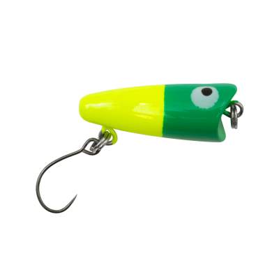 Troutlook Osamu mini Popper 2,7cm Forellenwobbler 1,5g - green lemon