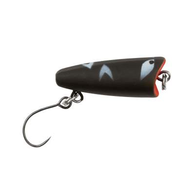 Troutlook Osamu mini Popper 2,7cm Forellenköder 1,5g - black moon