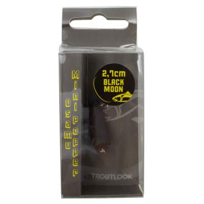 Troutlook Osamu mini Popper 2,7cm, 1,5g - black moon