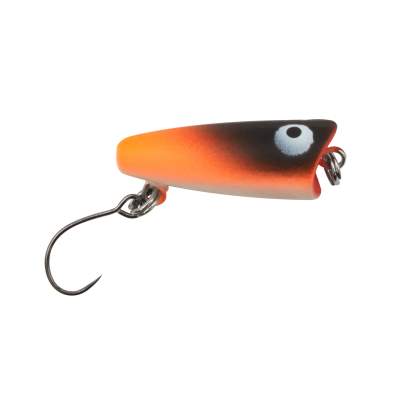 Troutlook Osamu mini Popper 2,7cm Forellenköder 1,5g - brown-white