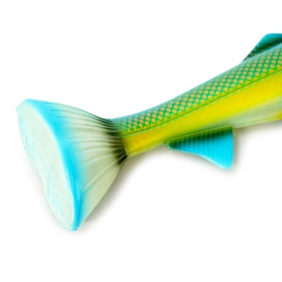 Hostagevalley Lures Hostagevalley Troubletail 14 - Gummifisch Green Attack UV - 14cm - 30g - 1Stück