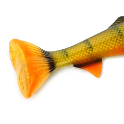 Hostagevalley Lures Hostagevalley Troubletail 22 - Gummifisch Natural Perch - 22cm - 112g - 1Stück