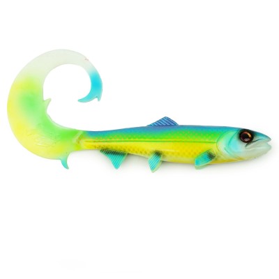 Hostagevalley Lures Hostagevalley Curlytail 24 - Twister Green Attack UV II - 24cm - 66g - 1Stück