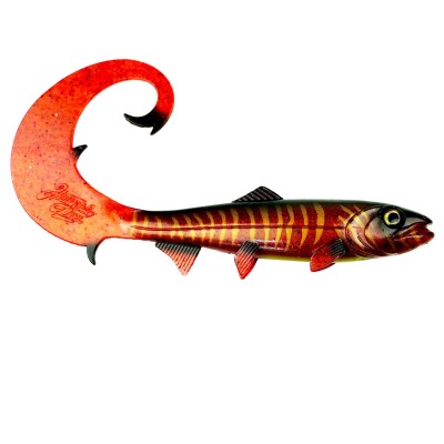 Hostagevalley Lures Hostagevalley Curlytail 24 - Twister Red Pike - 24cm - 66g - 1Stück