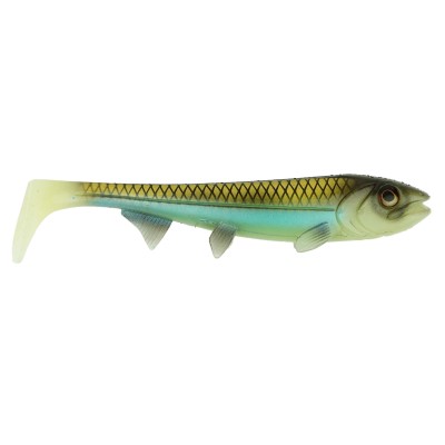 Hostagevalley Lures Hostagevalley Shad 22 - Gummifisch Gold Attack - 22cm - 90g - 1Stück