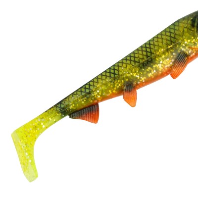 Hostagevalley Lures Hostagevalley Shad 14 - Gummifisch Natural Perch - 14cm - 25g - 1Stück