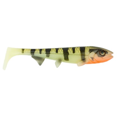 Hostagevalley Lures Hostagevalley Shad 22 - Gummifisch Red Head Perch - 22cm - 90g - 1Stück