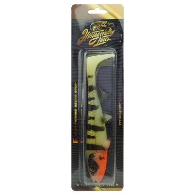 Hostagevalley Lures Hostagevalley Shad 22 - Gummifisch Red Head Perch - 22cm - 90g - 1Stück