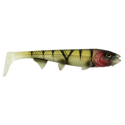 Hostagevalley Lures Hostagevalley Shad 22 - Gummifisch Transparent Perch - 22cm - 90g - 1Stück