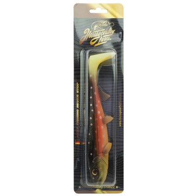 Hostagevalley Lures Hostagevalley Shad 22 - Gummifisch UV Saibling - 22cm - 90g - 1Stück
