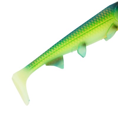 Hostagevalley Lures Hostagevalley Shad 26 - Gummifisch Green Attack UV II - 26cm - 162g - 1Stück