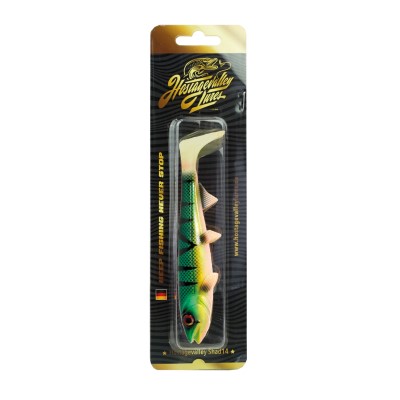 Hostagevalley Lures Hostagevalley Shad 26 - Gummifisch Bright Firetiger - 26cm - 162g - 1Stück