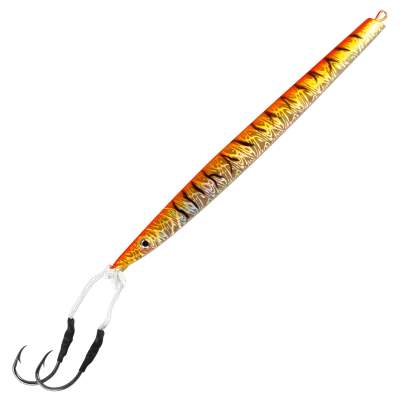 Team Deep Sea GT2 Speed Pilker 125 HHOM, - holographic hot orange Makrele - 125g