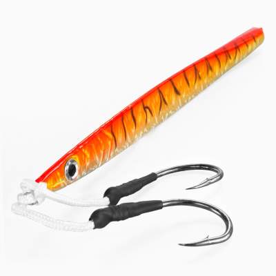 Team Deep Sea GT2 Speed Pilker 125 HHOM, - holographic hot orange Makrele - 125g